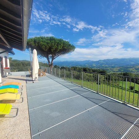 Maison Au Pays Basque, Calme Avec Vue Imprenable Sur Montagnes Irouleguy Exterior foto